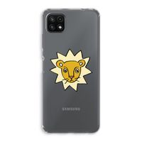 Kleine leeuw: Samsung Galaxy A22 5G Transparant Hoesje