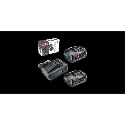 Starterset 18V - BOSCH GREEN - 2 18V 2,5 Ah accu's + lader - 1600A031T5