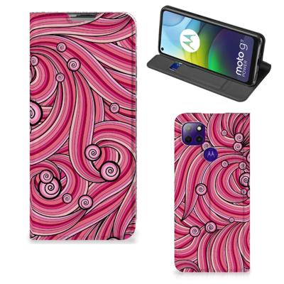 Motorola Moto G9 Power | Bookcase | Swirl Pink
