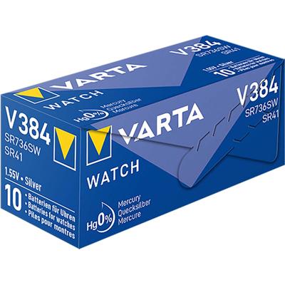 Varta Zilveroxide Batterij SR41 1.55 V 38 mAh 1-Pack - VARTA-V384