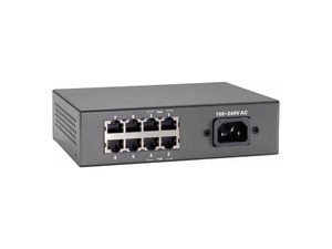LevelOne FEP-0812W90 netwerk-switch Fast Ethernet (10/100) Power over Ethernet (PoE) Grijs