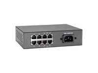 LevelOne FEP-0812W90 netwerk-switch Fast Ethernet (10/100) Power over Ethernet (PoE) Grijs - thumbnail