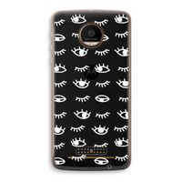 Eye pattern #3: Motorola Moto Z Force Transparant Hoesje