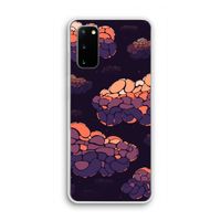 Patroon Wolken: Samsung Galaxy S20 Transparant Hoesje