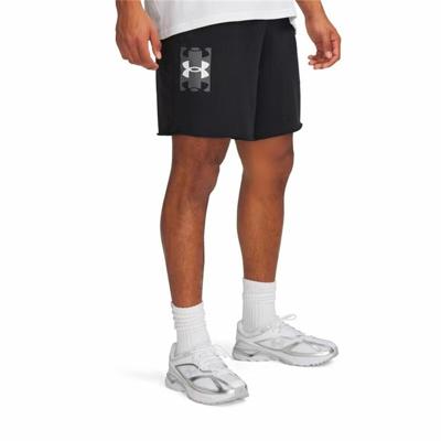 Heren Shorts Under Armour Rival Zwart - Maat: S