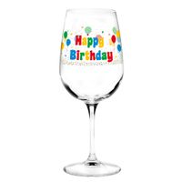 Wijnglas fun verjaardagscadeau Happy Birthday 500 ml