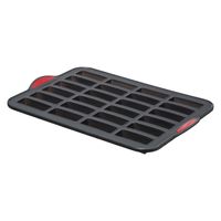Mini cakes bakken bakvorm/bakblik - 33 x 23 cm - voor 24x stuks - Siliconen Mini cakes bakken bakvorm/bakblik - 33 x 23 cm - voor 24x stuks - Siliconen