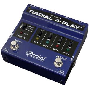 Radial 4-Play Multi-Output DI Box