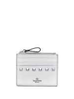 Valentino Garavani porte-cartes à ornements Rockstud - Argent