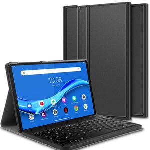Lunso - afneembare Keyboard hoes - Lenovo Tab M10 FHD Plus - Zwart