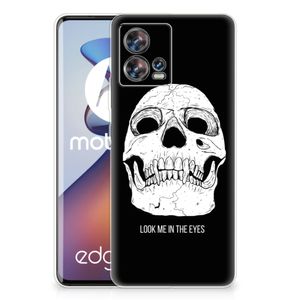 Silicone Back Case Motorola Edge 30 Fusion Skull Eyes