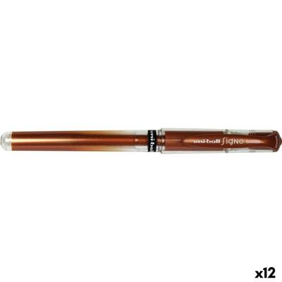 Gelpen Uni-Ball SIGNO BROAD Brons 0,6 mm 1,0 mm (12 Stuks)