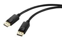 Renkforce RF-5771514 DisplayPort-kabel DisplayPort Aansluitkabel DisplayPort-stekker, DisplayPort-stekker 2.00 m Zwart Rond