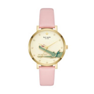 Horlogeband Kate Spade New York KSW1415 Leder Roze 16mm