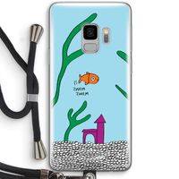 Aquarium: Samsung Galaxy S9 Transparant Hoesje met koord