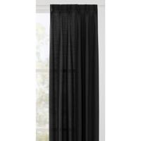 Leen Bakker - Gordijnstof Julian - Polyester - Zwart - B150 Cm