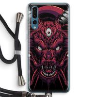 Hell Hound and Serpents: Huawei P20 Pro Transparant Hoesje met koord