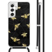 Samsung Galaxy A54 hoesje met koord - Bee happy