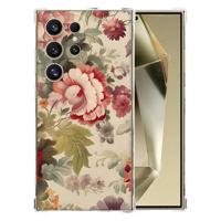Samsung Galaxy S25 Ultra Hoesje - Bloemen TPU Antishock