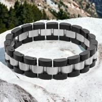 Zwart Ebbenhout (Instrumentenhout) - Houten Armband
