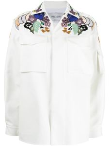 Valentino Garavani veste à broderies - Blanc