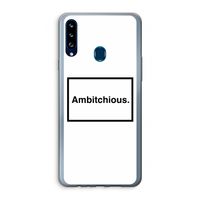 Ambitchious: Samsung Galaxy A20s Transparant Hoesje Ambitchious: Samsung Galaxy A20s Transparant Hoesje