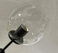 Hanglamp Graham 3L Zwart Frame - 3 glas keuzes - ledlampen inclusief