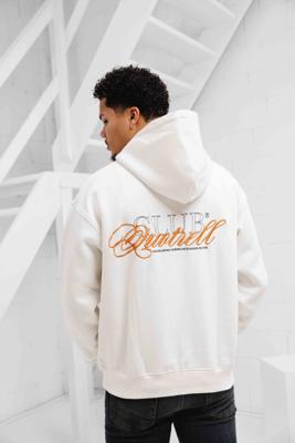 Quotrell Futura Hoodie Heren Wit/Oranje - Maat M - Kleur: Wit | Soccerfanshop