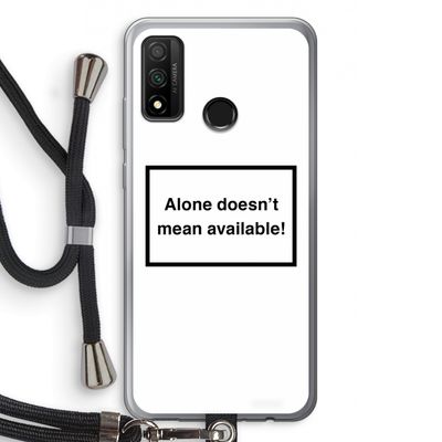 Alone: Huawei P Smart (2020) Transparant Hoesje met koord