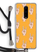 Rock: OnePlus 8 Transparant Hoesje met koord
