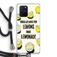 Lemonade: Samsung Galaxy Note 10 Lite Transparant Hoesje met koord
