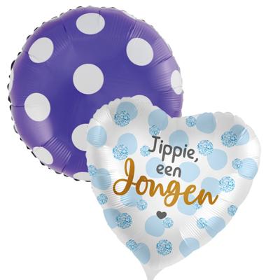 Jippie een jongen ballon duo