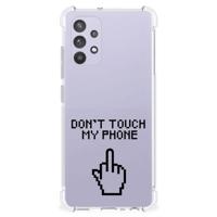 Samsung Galaxy A32 4G | A32 5G Enterprise Editie Anti Shock Case Finger Don't Touch My Phone Samsung Galaxy A32 4G | A32 5G Enterprise Editie Anti Shock Case Finger Don't Touch My Phone