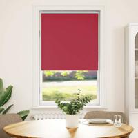 VidaXL Rolgordijn verduisterend 70x130 cm stofbreedte 65,7 cm rood