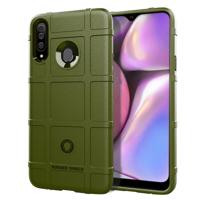 Volledige dekking schokbestendig TPU Case voor Galaxy A20s (Army Green)