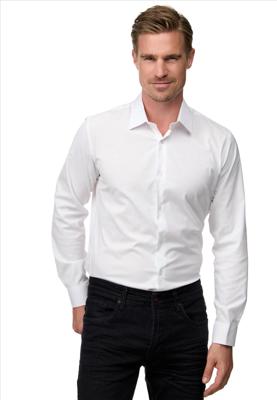 ItalianStyle - Herenoverhemd - Slimfit - Wit - Businesslook