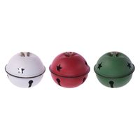 Set Gekleurde Kerstbellen, 6st.