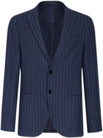 ETRO blazer à rayures - Bleu - thumbnail