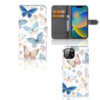 Telefoonhoesje | Met pasjeshouder | voor iPhone 14 Plus Vlinder