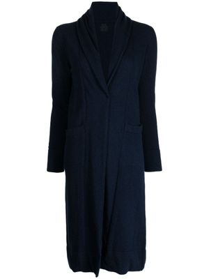 Teddy Cashmere cardigan en cachemire Venzia à design ouvert - Bleu
