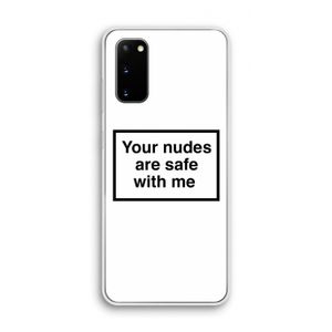 Safe with me: Samsung Galaxy S20 Transparant Hoesje