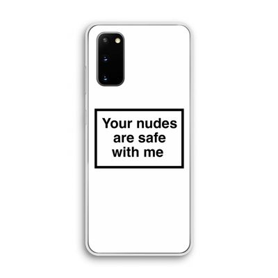 Safe with me: Samsung Galaxy S20 Transparant Hoesje