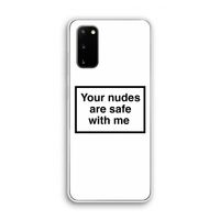 Safe with me: Samsung Galaxy S20 Transparant Hoesje
