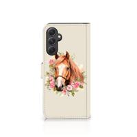 Telefoonhoesje | Met pasjeshouder | voor Samsung Galaxy A24 4G Paard