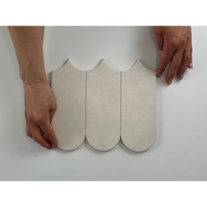 Cifre Ceramica Alure wandtegel - 8x21.5cm - Ivory mat (crème) SW07314828-1