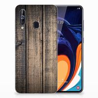 Samsung Galaxy A60 Bumper Hoesje Steigerhout - thumbnail