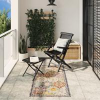 VidaXL Vloerkleed arbizu binnen en buiten vintage stijl 80x150 cm