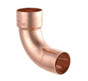 Kirchhoff Koperbocht 90°, blank, 12 mm, 1 socket, (5001a) - 989022055