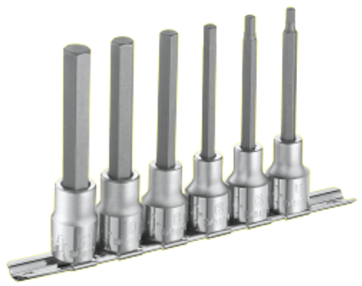 Expert by Facom lange 6-kante schroevendraaierdoppenset 1/2" | 6-delig | E032941 - E032941