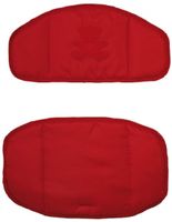 Roba stoelverkleiner Canvas junior rood polyester rood 2-delig - thumbnail